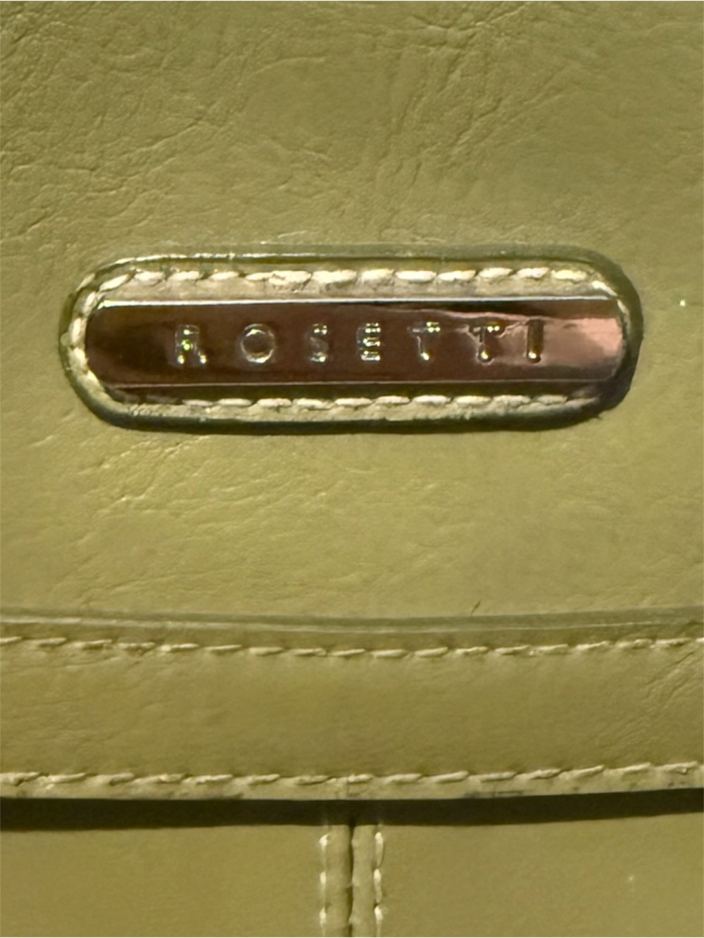 Rosetti Olive Green Shoulder Tote + Matching Wallet Y2K - Picture 4 of 9